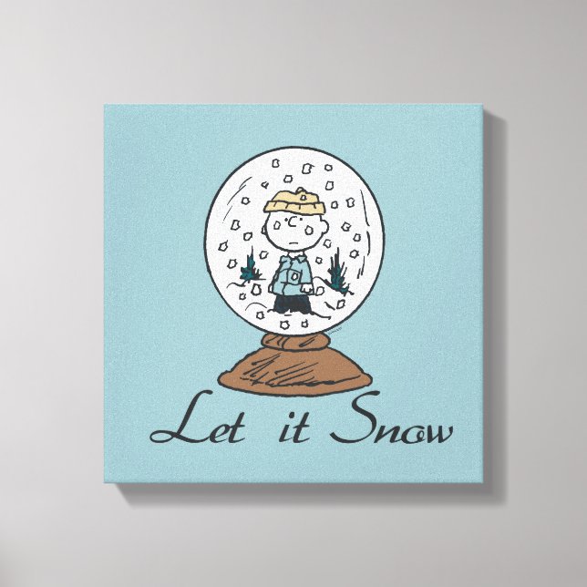 Toile cacahuètes | Charlie Brown Snow Globe (Recto)