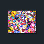 Toile cacahuètes | Motif de patchs Mixtape<br><div class="desc">Découvrez ce design amusant avec The Peanuts Gang dans des patchs mignons.</div>
