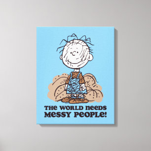 Toile cacahuètes Pigpen Le Monde A Besoin De Gens Maud