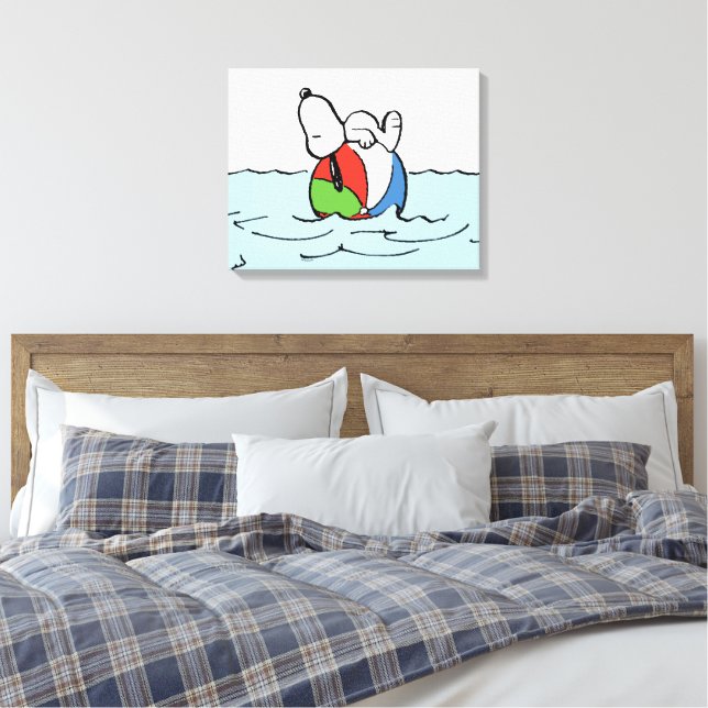 Toile cacahuètes | Snoopy Beach Ball Beach (Insitu(Chambre))