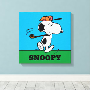 Toile cacahuètes Snoopy Golf Swing