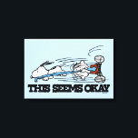 Toile cacahuètes | Snoopy & Linus<br><div class="desc">Découvrez ce design amusant de cacahuètes avec Snoopy et Linus.</div>