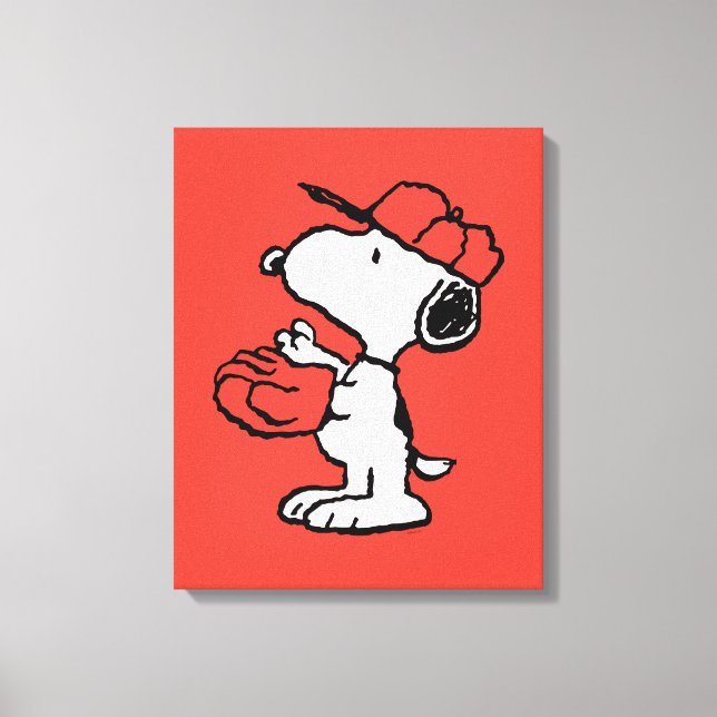 Toile cacahuètes | Snoopy Making the Catch (Recto)