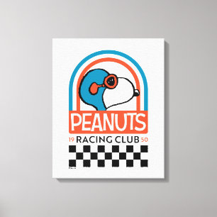 Toile cacahuètes   Snoopy Racing Club