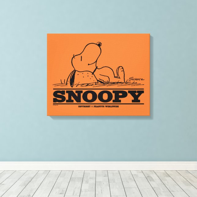 Toile cacahuètes | Snoopy Reest Break (Insitu (Plancher de Bois))
