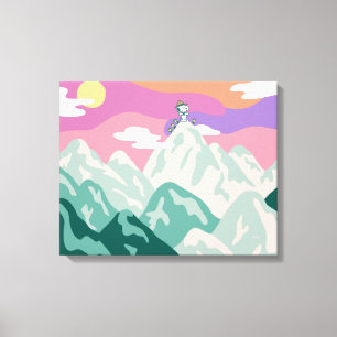 Toile cacahuètes   Snoopy & Troop Randonnée la montagne