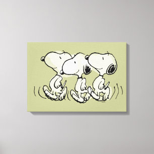 Toile cacahuètes Snoopy Walking Tall