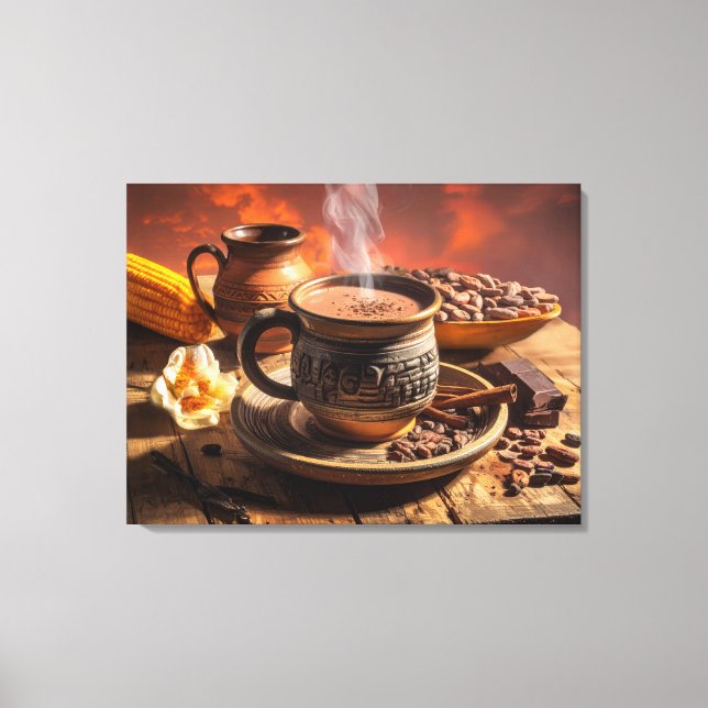 TOILE CACAO - CHOCOLAT CHAUD (Recto)
