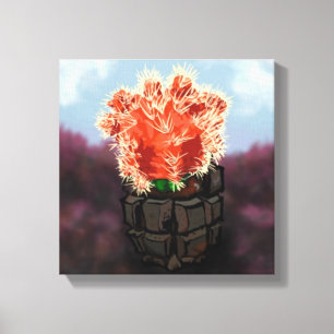 Toile Cactus Fragmentaire