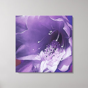 Toile Cactus Orchid Indigo Touch