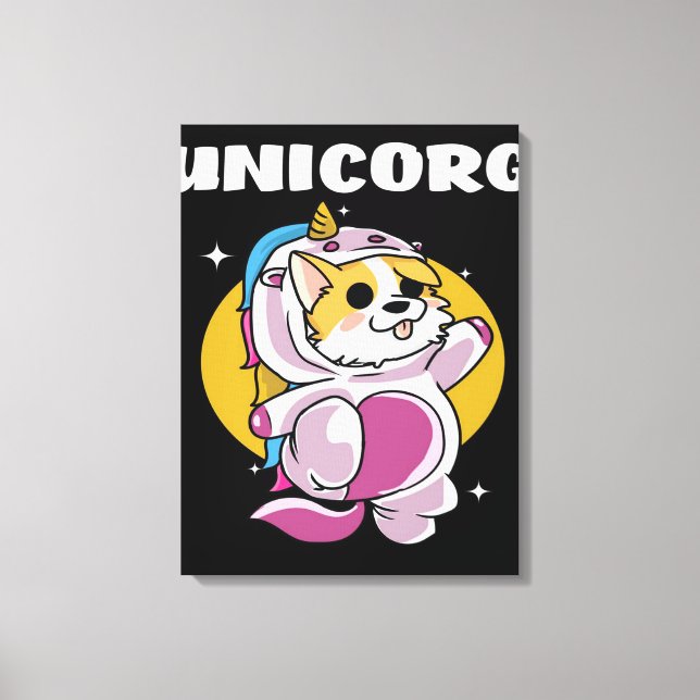 Toile Cadeau Amoureux des chiens mignon (Recto)