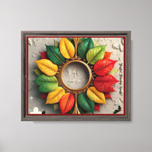 Toile "Cadeau de Noël de la nature"