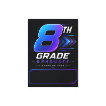 Cadeau néon personnalisé pour la 8e année de diplô
