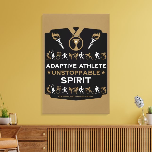 Toile Cadeau sportif Adaptive Handicap (Insitu(Salon))