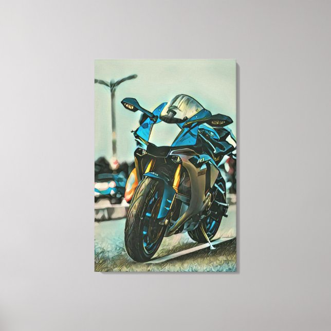Toile cadeaux de moto pour lui (Recto)