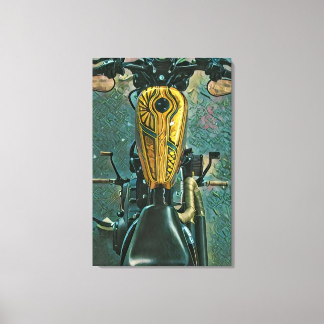 Toile cadeaux de moto pour lui (Recto)