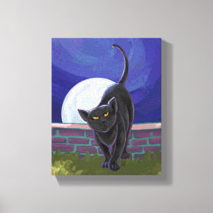 Toile Cadeaux et accessoires de chat noir