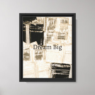 Toile Cadeaux Glamour Champagne Noir Or