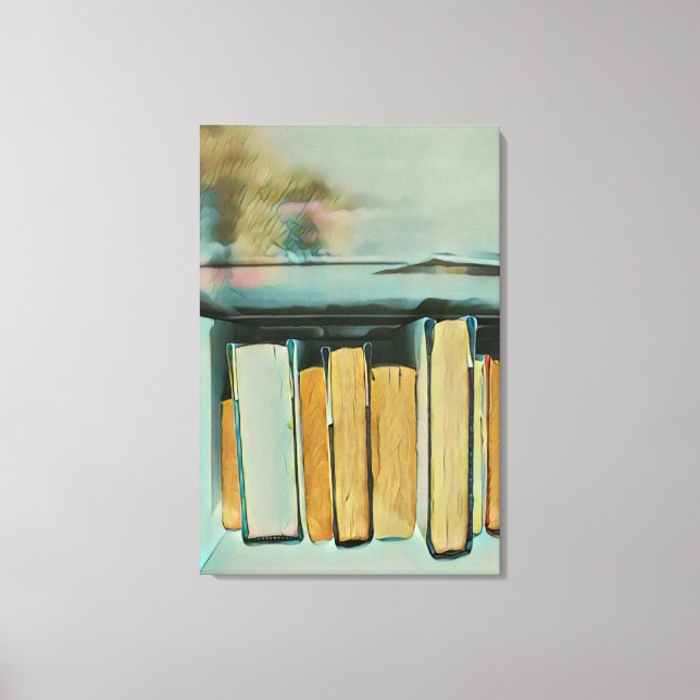 Toile Cadeaux pour les amateurs de livres (Recto)