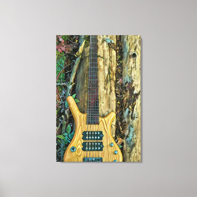 Toile Cadeaux pour un musicien guitariste (Recto)