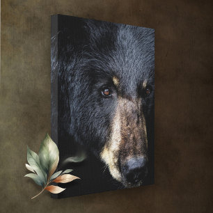Toile Cades Cove Black Bear Canvas Imprimer