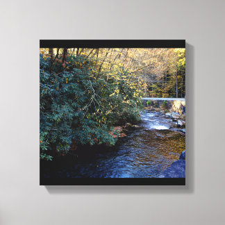 Toile Cades Cove River Smoky Mountains