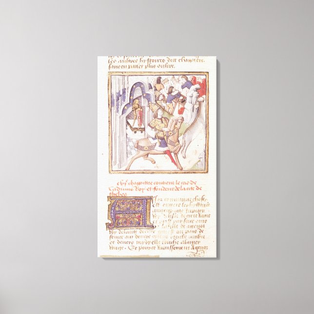 Toile Cadmus, fondateur de Thèbes (Recto)