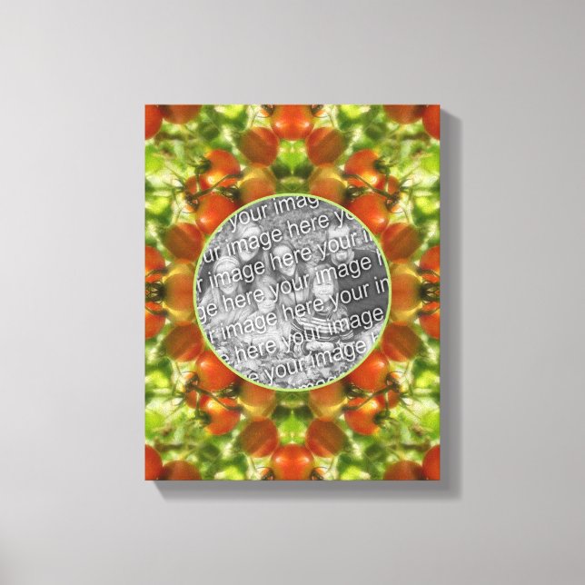 Toile Cadre de tomates cerises de jardin Créez votre pro (Recto)