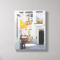 Café de la rue à Capri