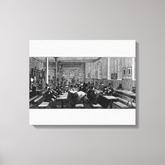 Toile Café de l'homme de travail (Recto)
