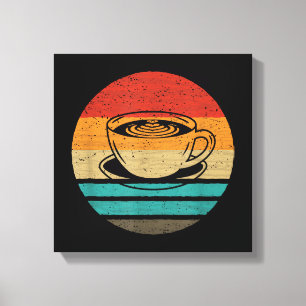 Toile Café Retro Style Vintage