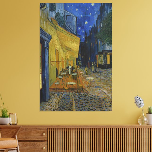 Toile Café Terrasse à la nuit par Vincent van Gogh (Insitu(Salon))