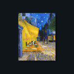 Toile Café Terrasse / Café de nuit ~ Vincent van Gogh<br><div class="desc">Le Café Terrasse toujours célèbre sur la Place du Forum ou Night Cafe peint en 1888 par Vincent van Gogh. Il s'agit d'une image en pixels extrêmement haute qui peut devenir colossale,  rester claire et fidèle aux couleurs.</div>