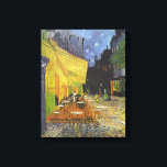 Toile Café terrasse de Van Gogh<br><div class="desc">Cafe Terrace at Night (alias The Cafe Terrace on the Place du Forum) Peint par Vincent van Gogh à Arles, France en septembre 1888. Dans cette pièce, Van Gogh a exprimé ses sentiments du sud de la France, le style de la peinture utilise la chaleur des couleurs et une profondeur...</div>