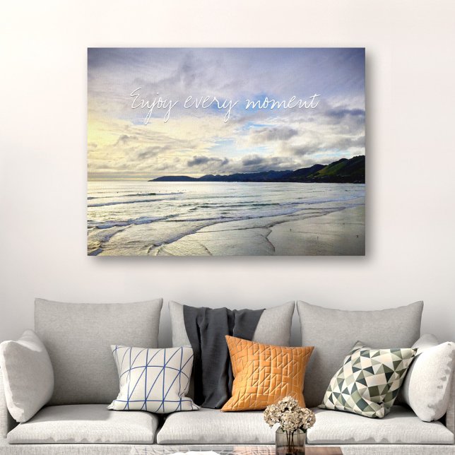 Toile California Purple Sunset Photo Profitez De Chaque  (Créateur téléchargé)