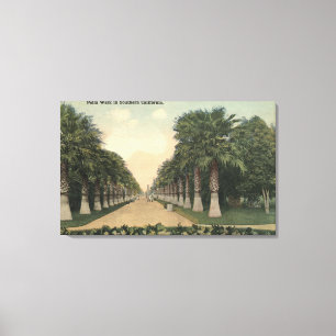 Toile CaliforniaPalms à côté de route