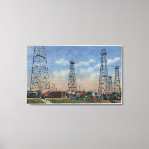 Toile CaliforniaView des puits de pétrole