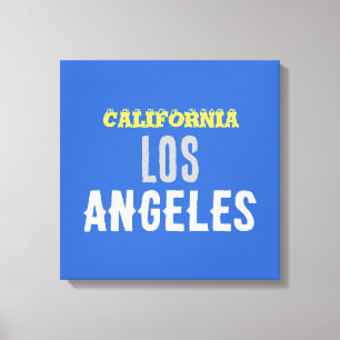 Toile Californie Los Angeles City USA Retro Vintage