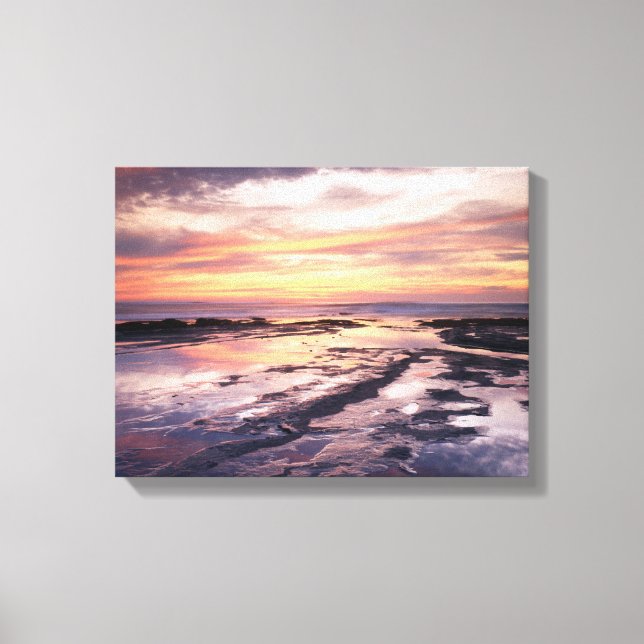 Toile Californie, San Diego, Sunset Cliffs, Sunset 1 (Recto)