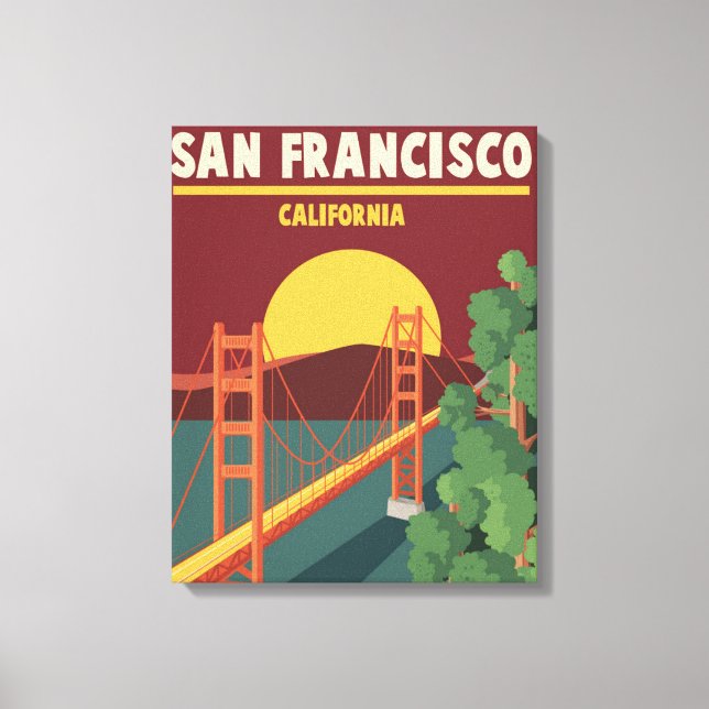 Toile Californie | San Francisco (Recto)