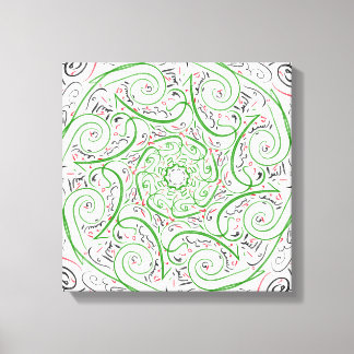 Toile Calligraphie arabe moderne - Poème arabe artistiqu