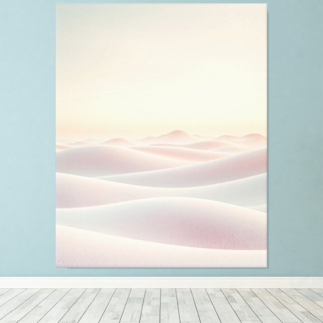 Toile Calm light background with sand dunes (Insitu (Plancher de Bois))