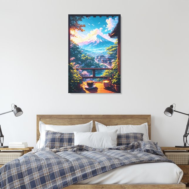 Toile Calme du matin sur le Fuji (Insitu(Chambre))