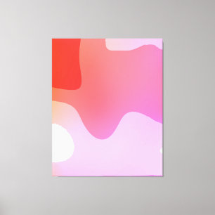 Toile Calme rouge 23