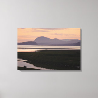 Toile Camano Island, WA, au Sunset Wrapped Canvas