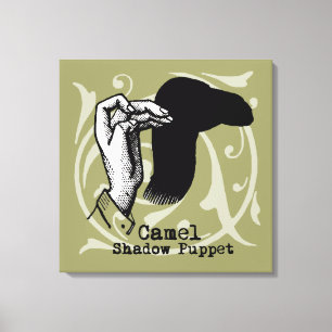 Toile Camel Hand Puppet Shadow Games