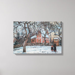 Toile Camille Pissarro - Chataigniers a Louvecienne