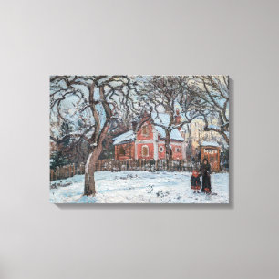 Toile Camille Pissarro - Chataigniers a Louvecienne