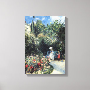 Toile Camille Pissarro Dans le Jardin des Mathurins