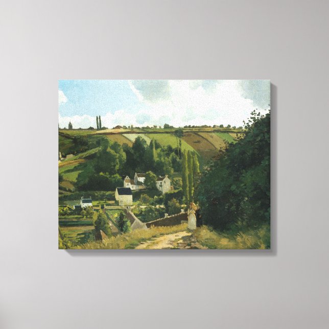 Toile Camille Pissarro - Jalais Hill, Pontoise (Recto)